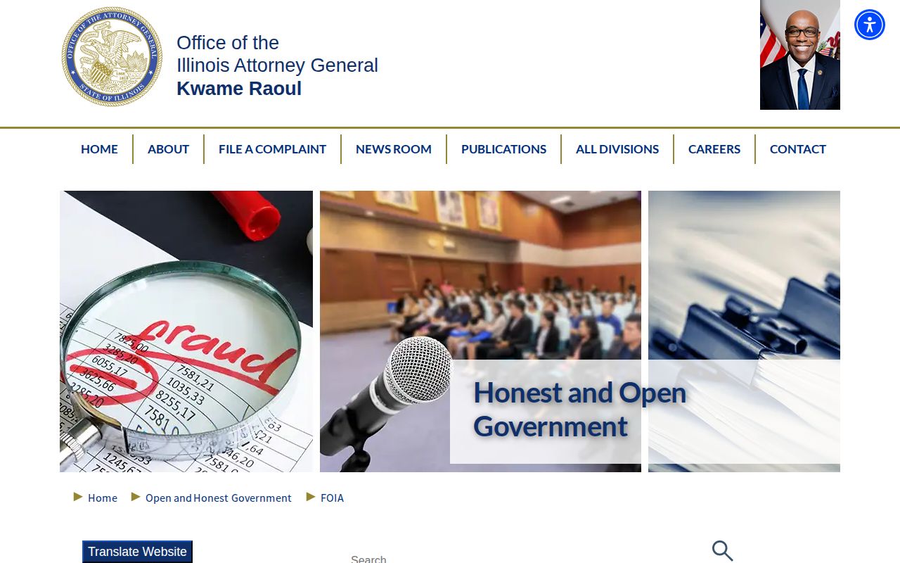 Illinois Attorney General FOIA guidance for Livingston County arrest records
